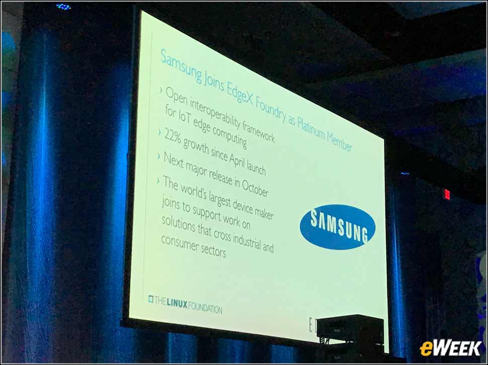 6 - Samsung Joins EdgeX Foundry