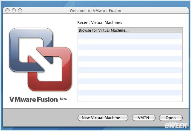eWEEK Labs Walk-Through: VMware Fusion Beta 1