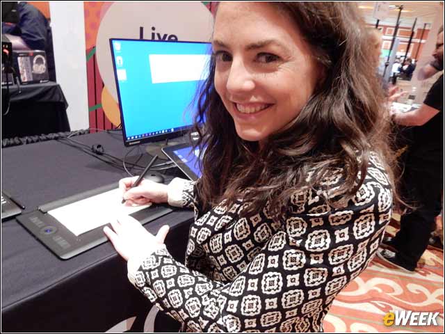 6 - Wacom Demonstrates Plain Paper Digitizing Tablet