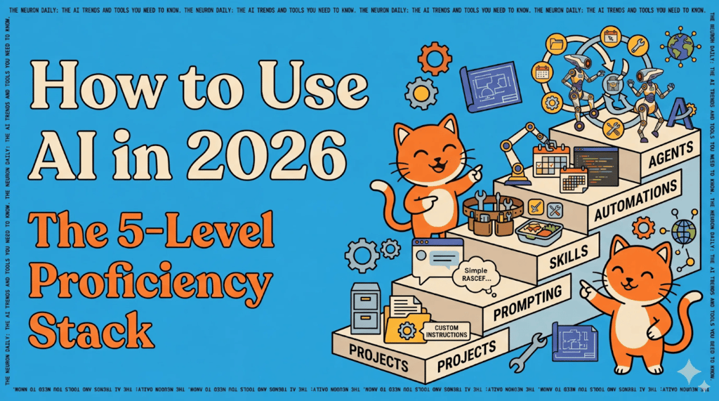How to Actually Use AI in 2026: The 5-Level Proficiency Stack.
