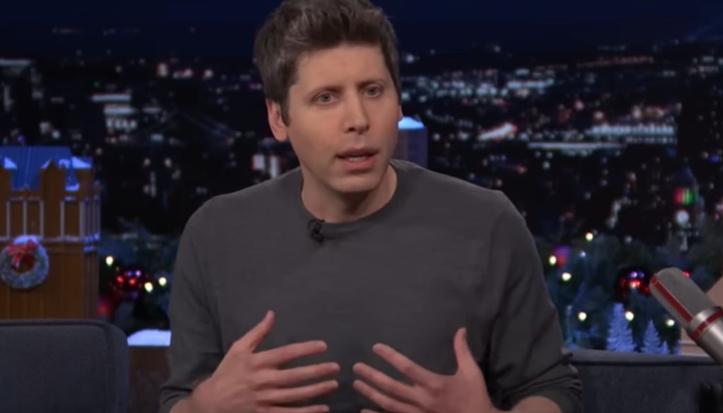 Sam Altman on Jimmy Fallon show