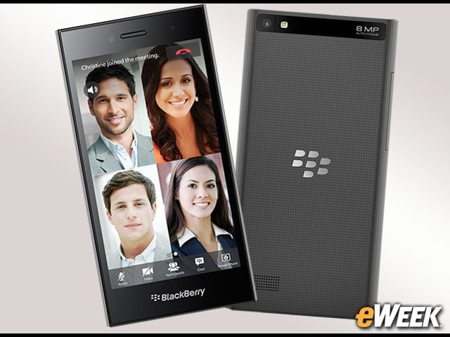 BlackBerry's Leap Smartphone Ditches Keyboard to Attract New Users