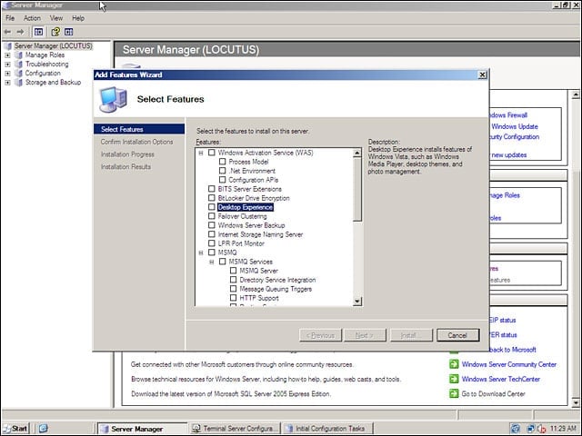 eWEEK Labs Walk-Through: Longhorn Server Beta 2