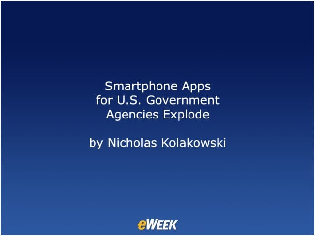 Smartphone Apps for U.S. Government Agencies Explode