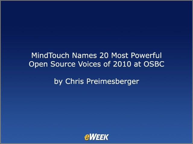 MindTouch Names 20 Most Powerful Open-Source Voices of 2010 at OSBC