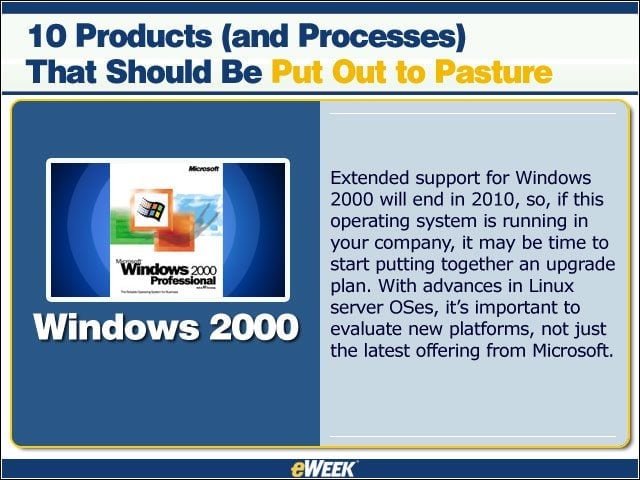 10 Products (and Processes) That Should Be Put Out to Pasture