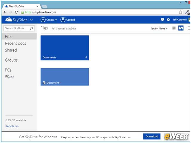 Here’s SkyDrive’s Web Interface With a Windows 8 Look