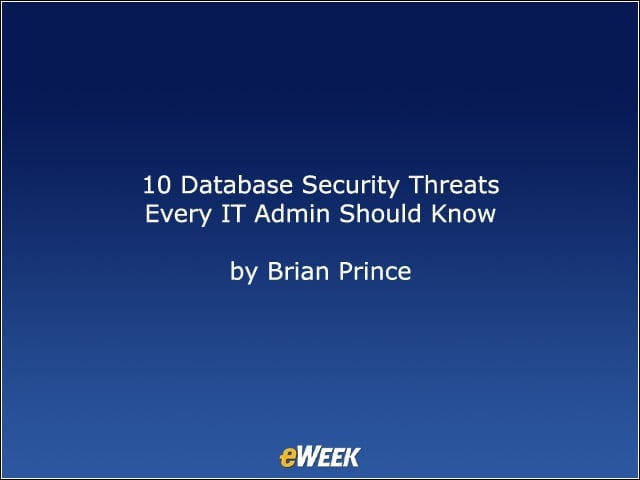 10 Database Security Threats Every IT Administrator Should Know