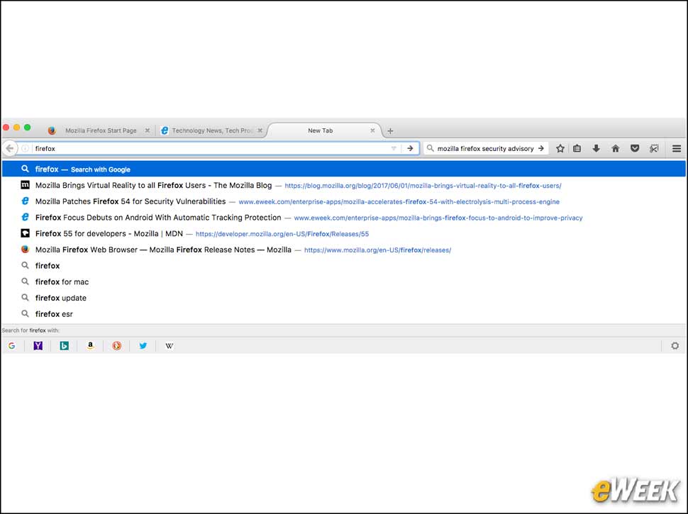 5 - Address Bar Gains Search Improvements