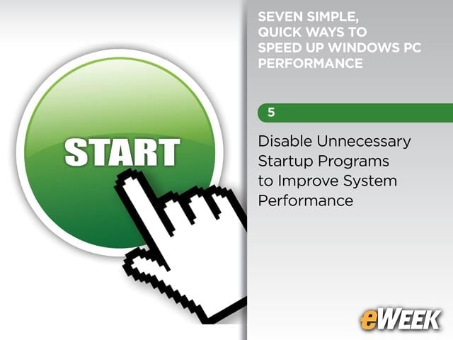 Disable Startup Programs