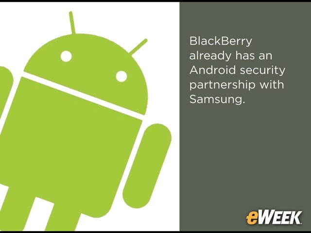 BlackBerry's Enterprise Security Features Bolster Samsung