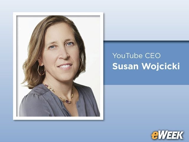 YouTube CEO Susan Wojcicki