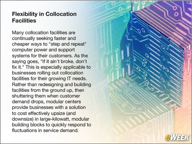 Flexibility in Collocation Facilities
