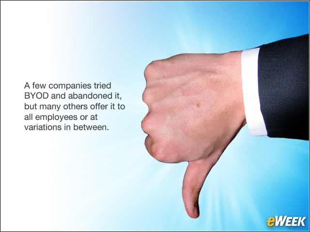 3 - BYOD Adoption Among Businesses Varies