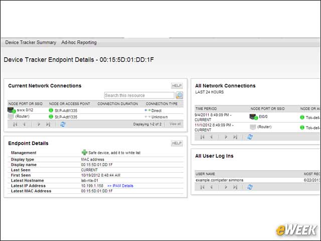 9 - Calling Up Device Details