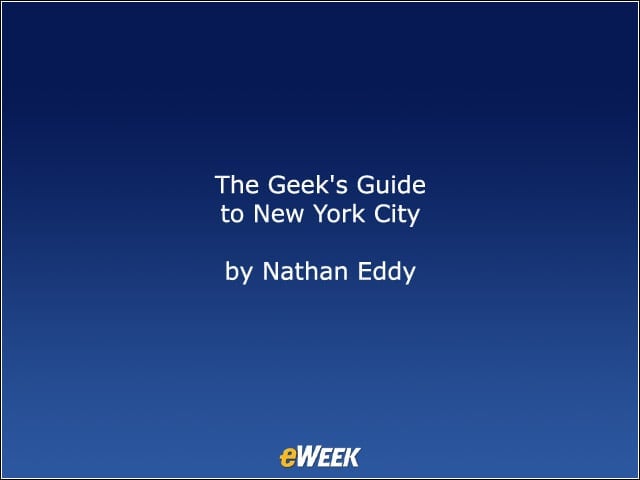 The Geeks Guide to New York City
