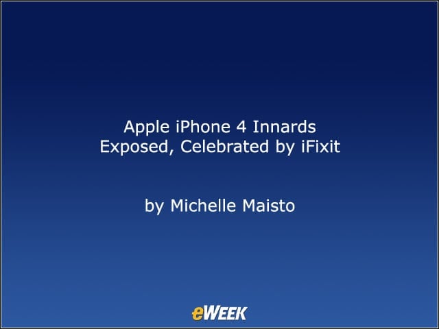 Apple iPhone 4 Innards Exposed, Celebrated by iFixit