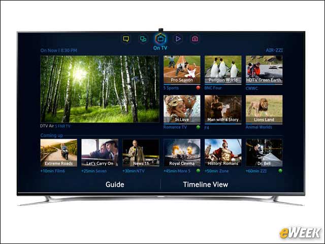 4 - Samsung UN65F8000 LED Smart TV