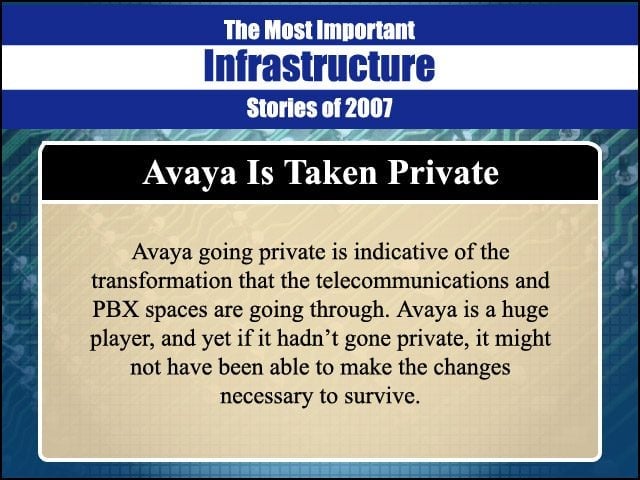 The Most Important Infrastructure Stories of 2007