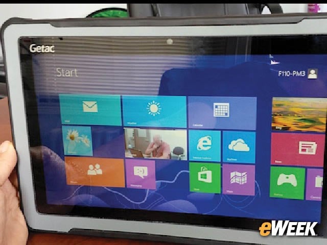 6-The Getac F110 Tablet