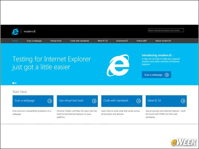 Introducing modern.IE