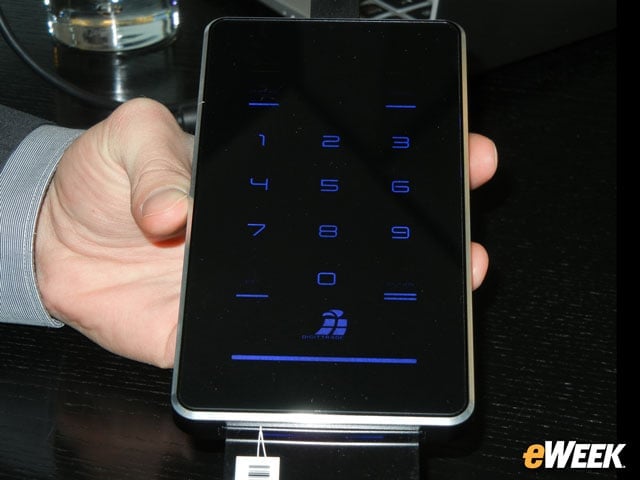 High-Security Mobile Hard Drive Applies Two-Factor Authentication
