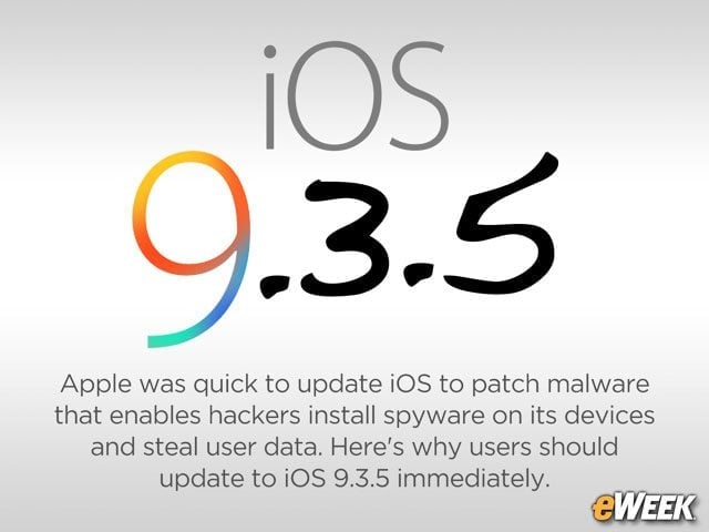 Why It's Important to Install the iOS 9.3.5 Update Right Away
