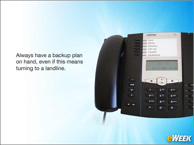 8 - Don't Forget to Have a Plan B