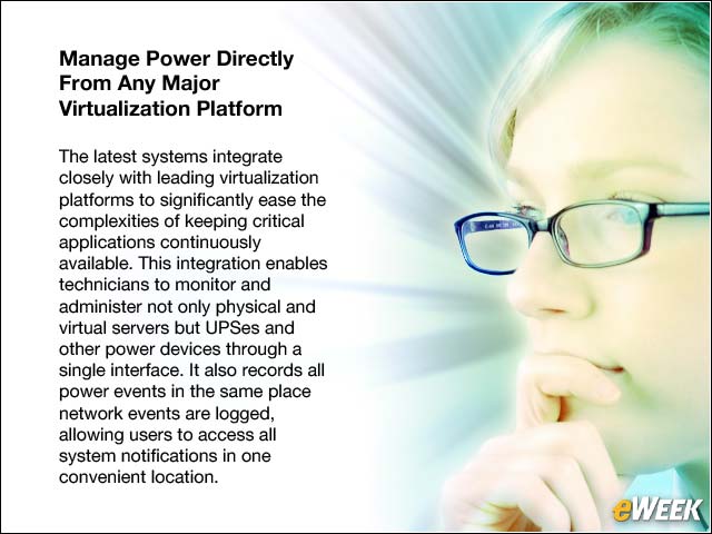 Manage Power Directly From Any Major Virtualization Platform