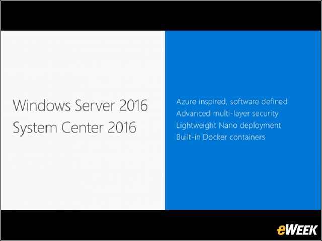 12 - Windows Server 2016 and System Center 2016