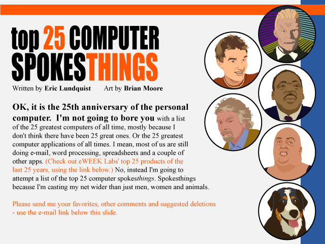 The Top 25 Computer Spokesthings