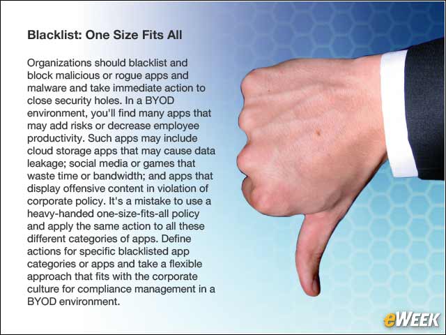 4 - Blacklist: One Size Fits All