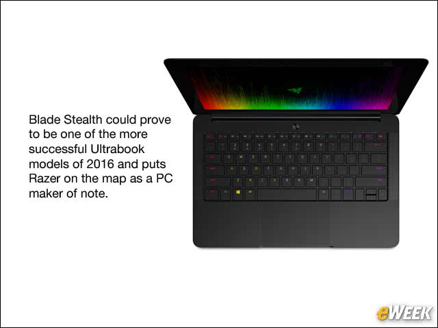 1 - Razer Blade Stealth Ultrabook Rises Above PC Crowd at CES 2016