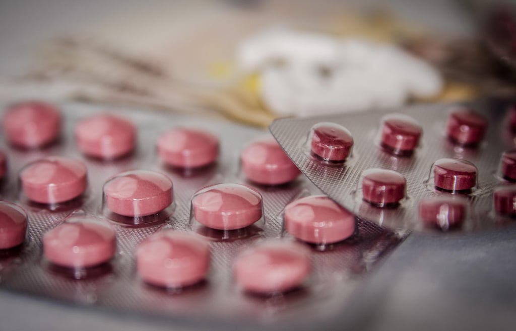 Close up shot of medicine or pills.