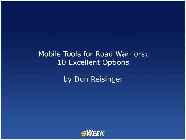 Mobile Tools for Road Warriors: 10 Excellent Options