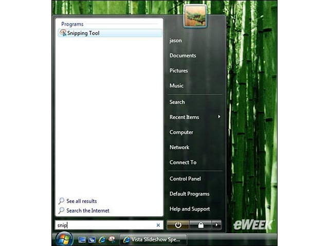 eWEEK Labs Walk-Through: Microsoft Vista