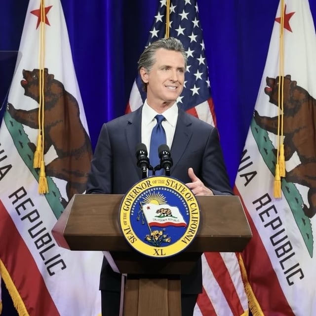 Governor Gavin Newsom.