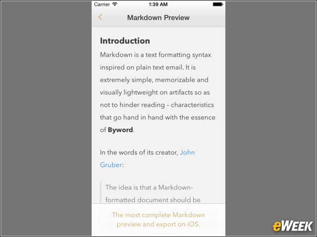 11 - Text Editing With Byword