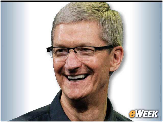 10 - Little Stage Time for Tim Cook