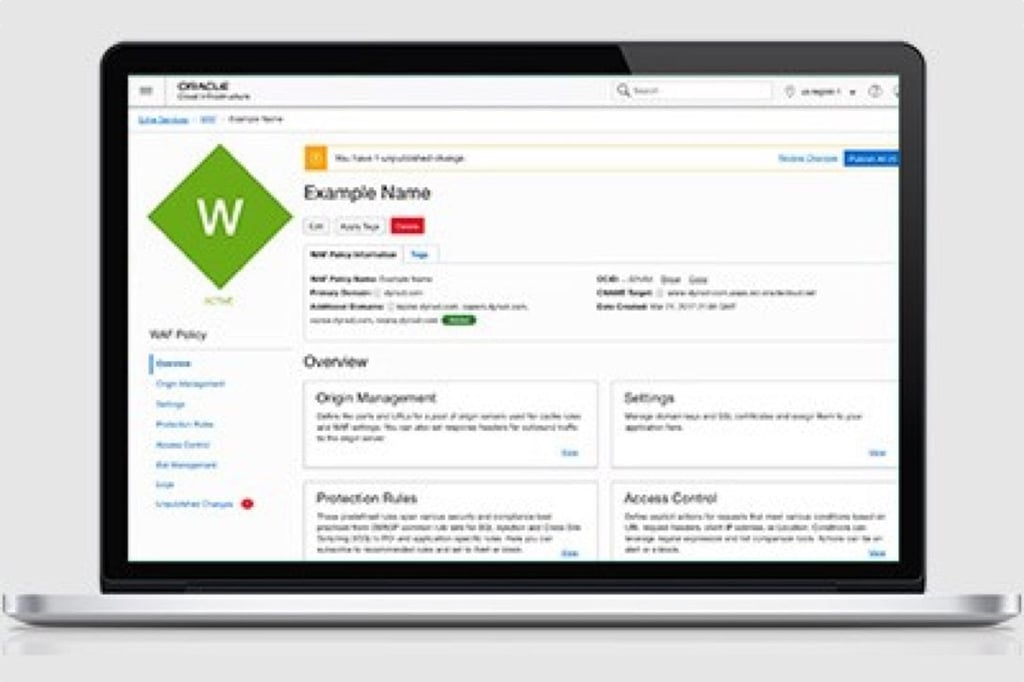 Oracle Cloud WAF