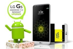 LG Rolling Out Android 7.0 Nougat OS to G5 Smartphones