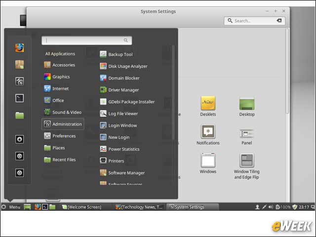 4 - Alphabetical Module Listing Now in Cinnamon
