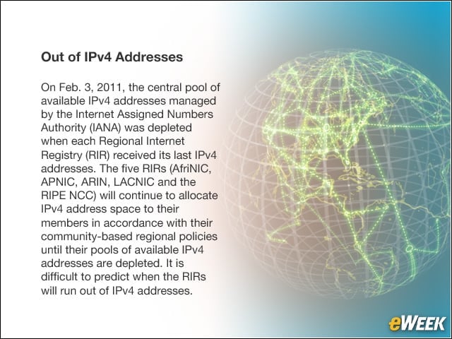 Out of IPv4 Addresses