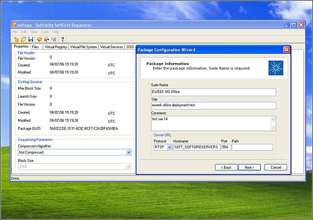 eWEEK Labs Walk-Through: SoftGrid 4.0