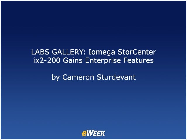 LABS GALLERY: Iomega StorCenter ix2-200 Gains Enterprise Features