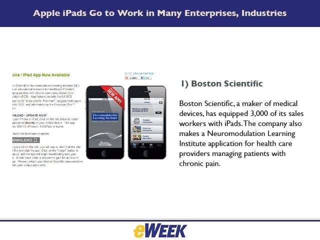 1) Boston Scientific