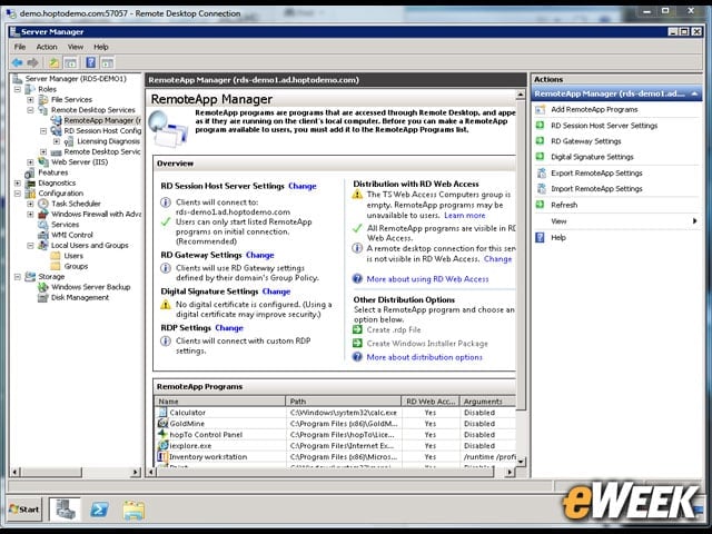 RemoteApp Manager Handles Remote Application Access