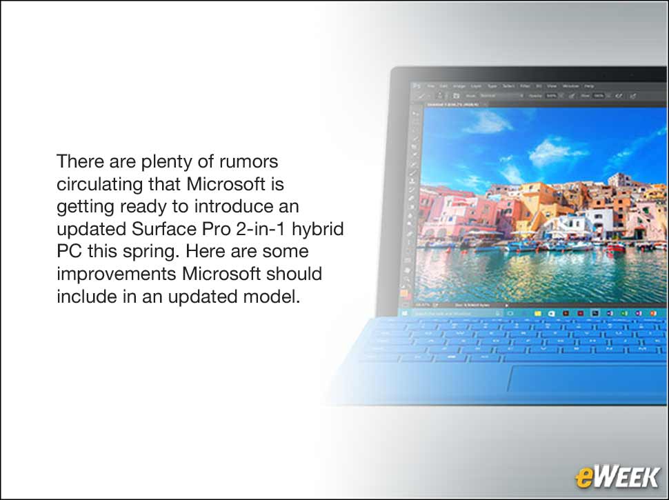 1 - 10 Features Microsoft Should Offer With the Microsoft Surface Pro 5