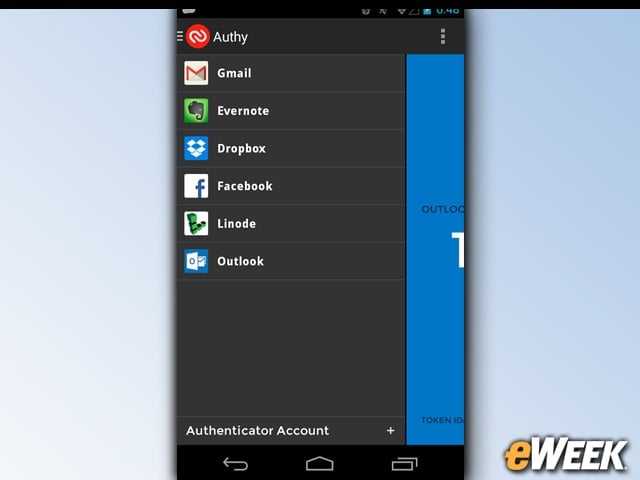 Authy Provides Two-Factor Authentication