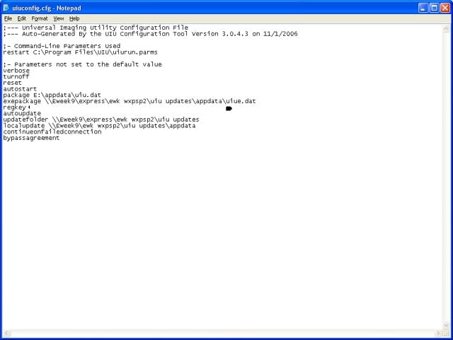 eWEEK Labs Walk-Through: Universal Imaging Utility 3.0